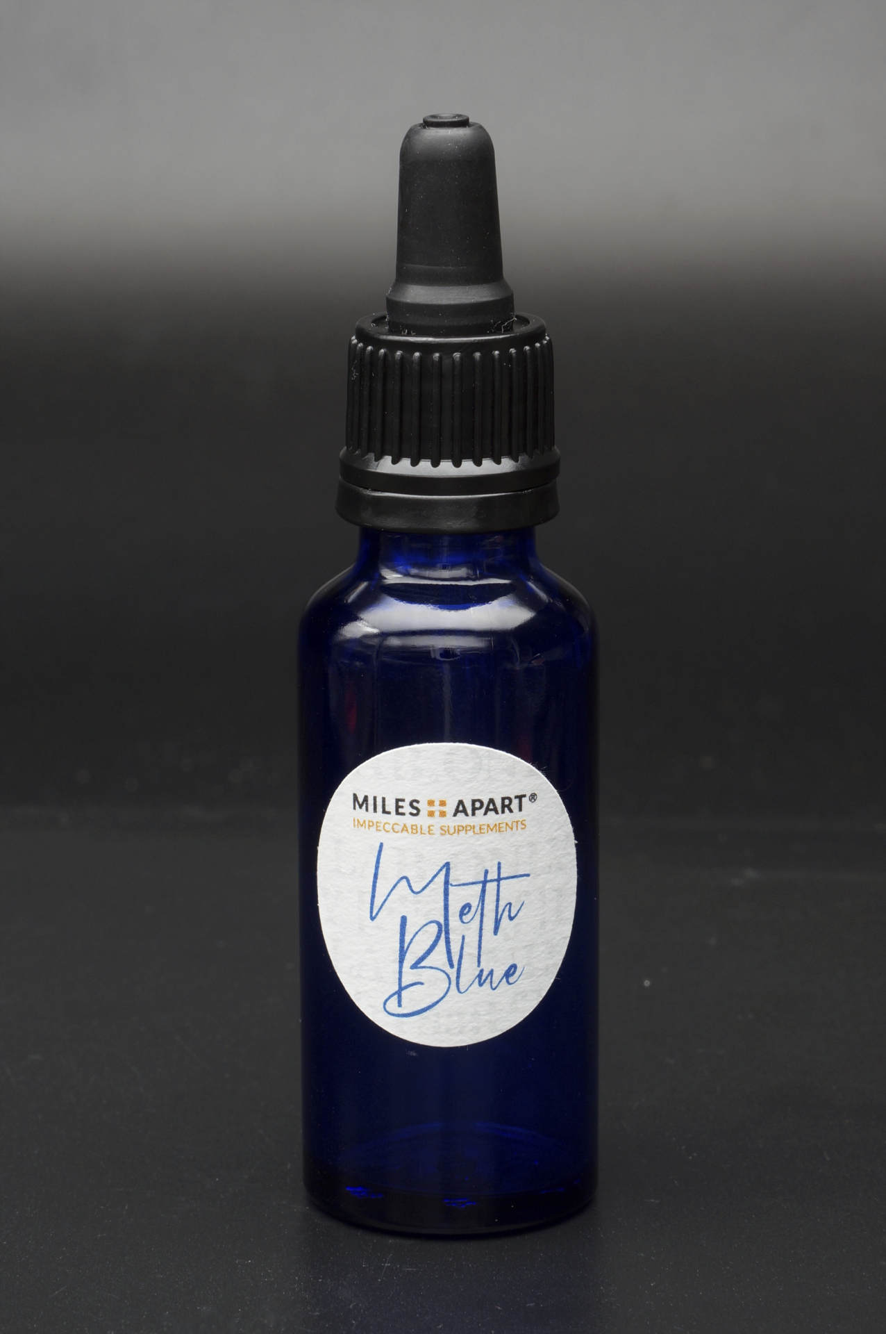 Meth Blue - Methylen Blau - 30ml blauglas Pipettenflasche - MilesApart LAB Research ONLY
